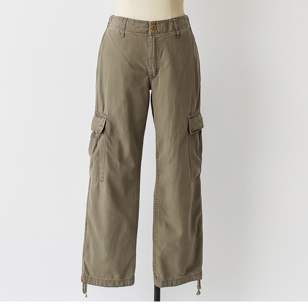 Carhartt Womens Cargo Pants‎ 32 Waist Tan Brown Cotton Utility Outdoor Ripstop